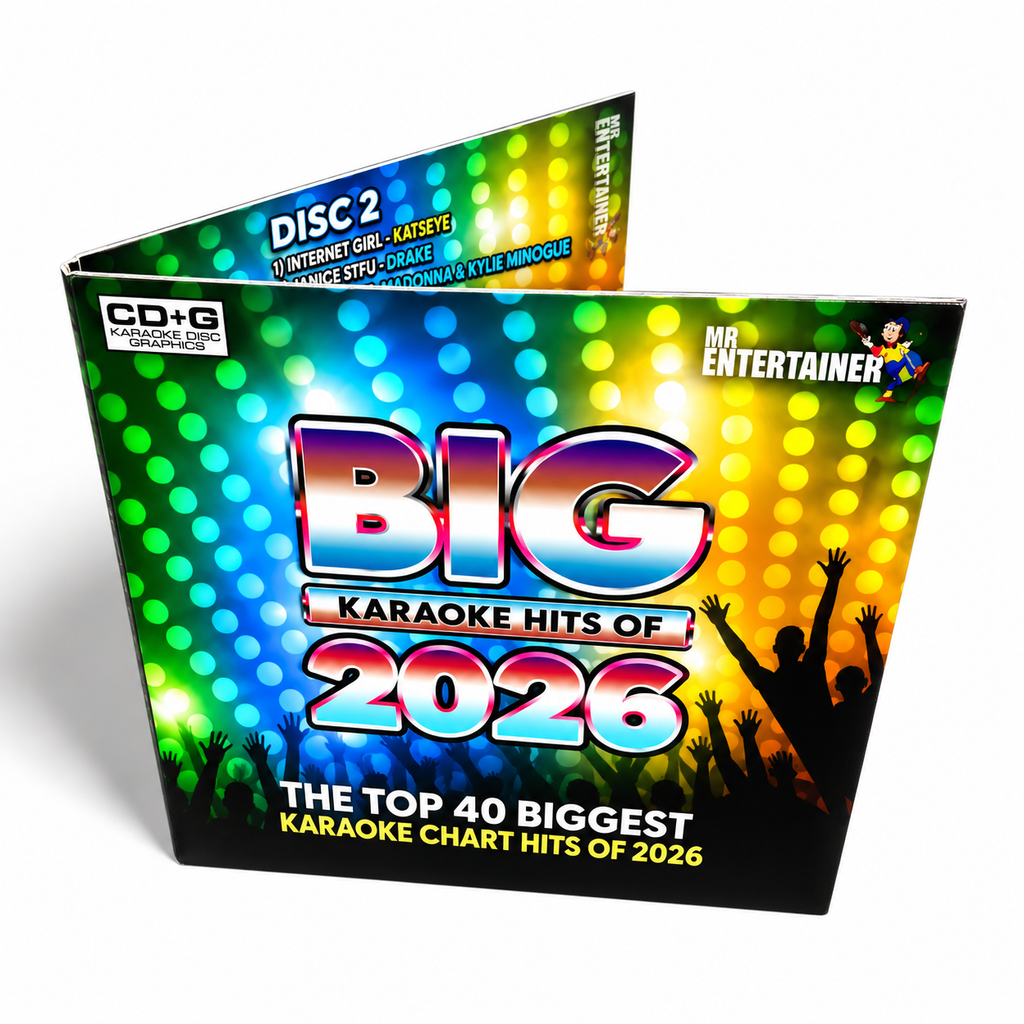 Mr Entertainer Big Karaoke Hits of 2026 – Mr Entertainer Shop