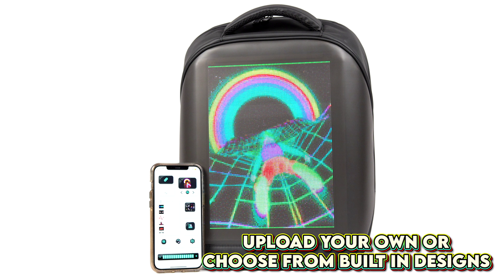 Fashion wifi version smart led dynamic backpack on sale