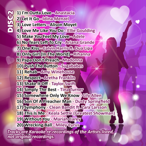 Mr Entertainer Big Karaoke Hits of Girls – Mr Entertainer Shop