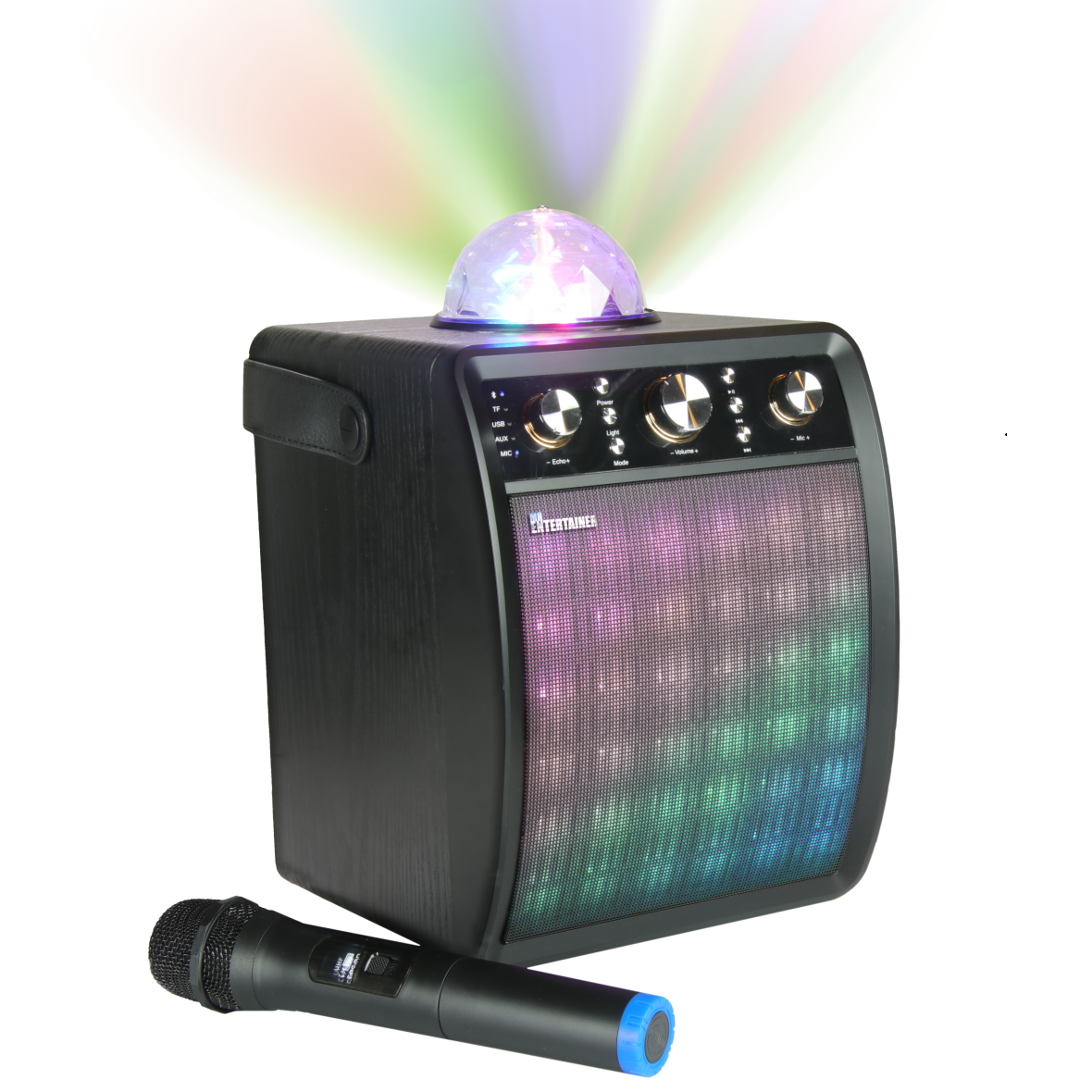 Moonbox Karaoke Machine, Bluetooth Speaker, Disco Light Wireless