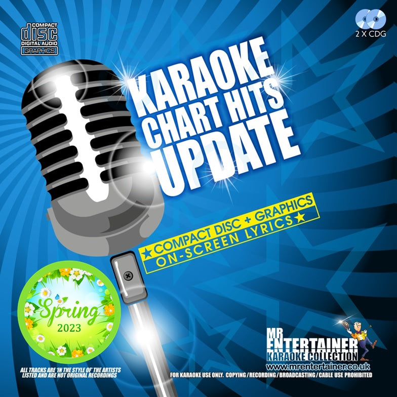Mr Entertainer Karaoke Chart Hits Update - Spring 2023